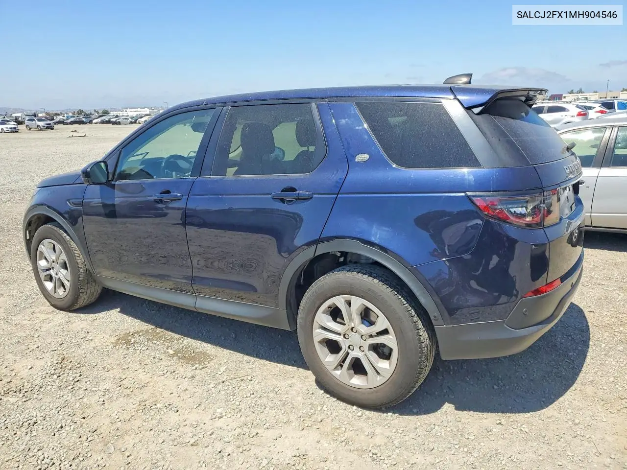 2021 Land Rover Discovery Sport S VIN: SALCJ2FX1MH904546 Lot: 58385496