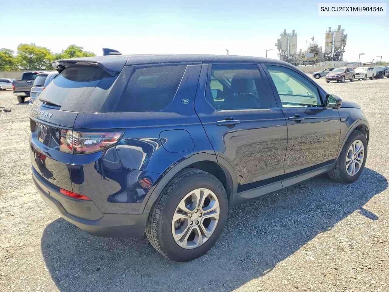 2021 Land Rover Discovery Sport S VIN: SALCJ2FX1MH904546 Lot: 58385496