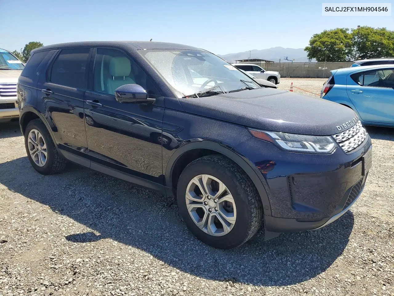 2021 Land Rover Discovery Sport S VIN: SALCJ2FX1MH904546 Lot: 58385496