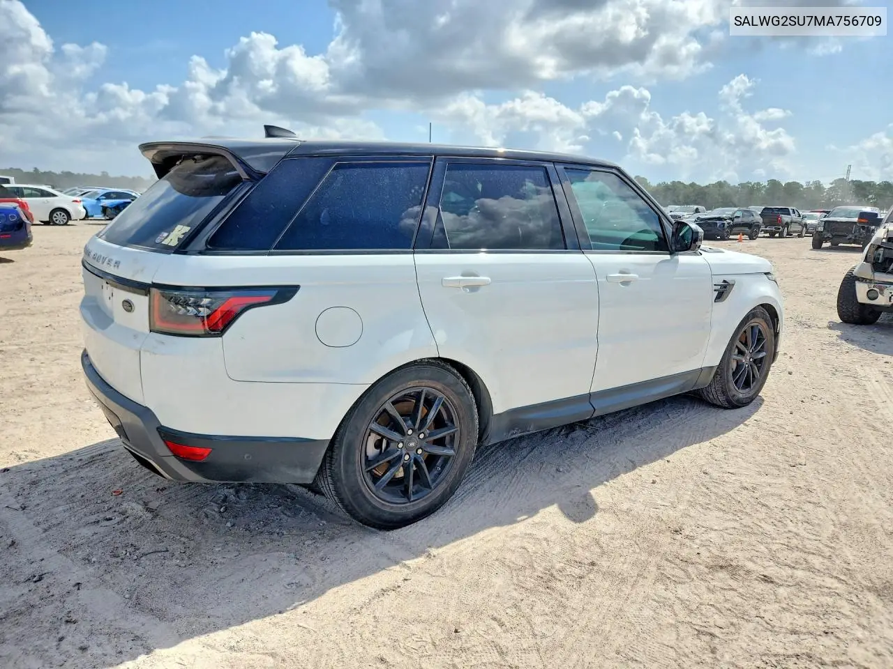 2021 Land Rover Range Rover Sport Se VIN: SALWG2SU7MA756709 Lot: 58834826