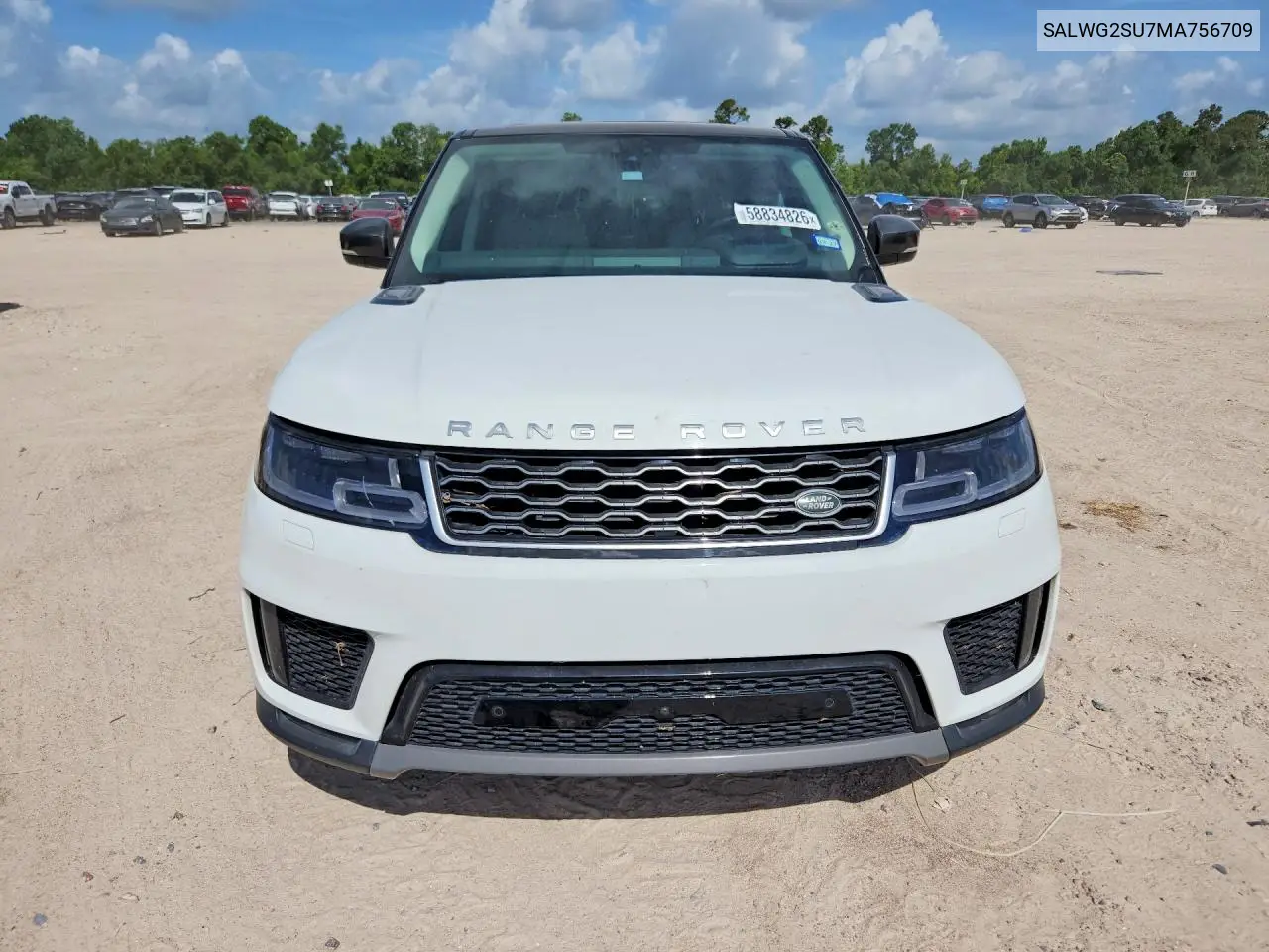 2021 Land Rover Range Rover Sport Se VIN: SALWG2SU7MA756709 Lot: 58834826