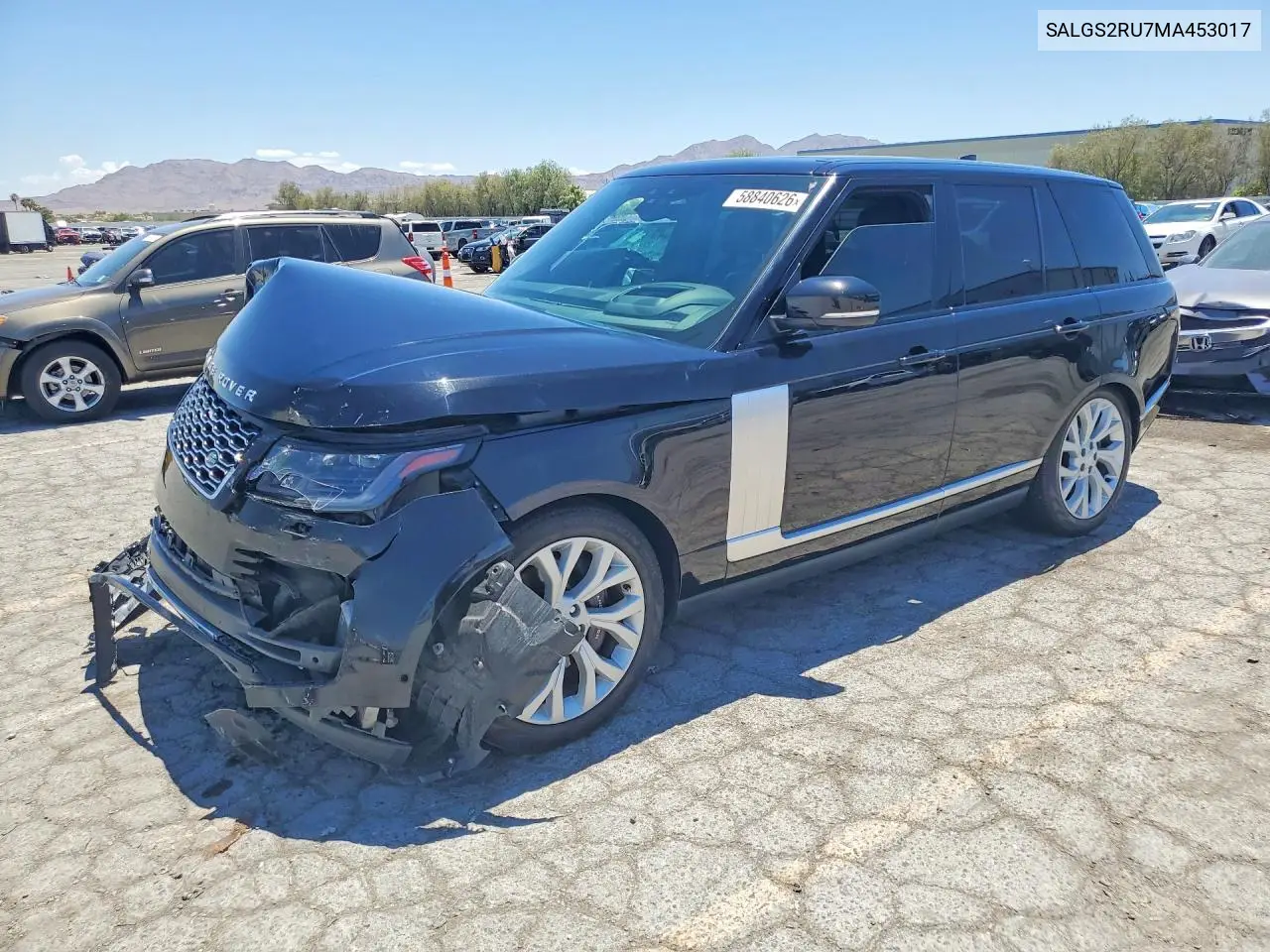 2021 Land Rover Range Rover Hse Westminster Edition VIN: SALGS2RU7MA453017 Lot: 58840626