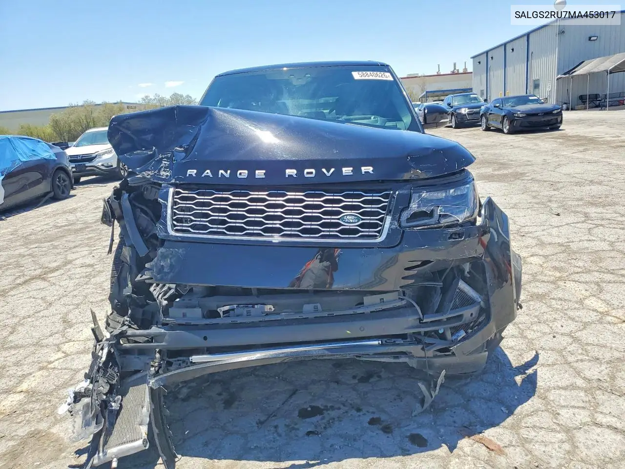 2021 Land Rover Range Rover Hse Westminster Edition VIN: SALGS2RU7MA453017 Lot: 58840626