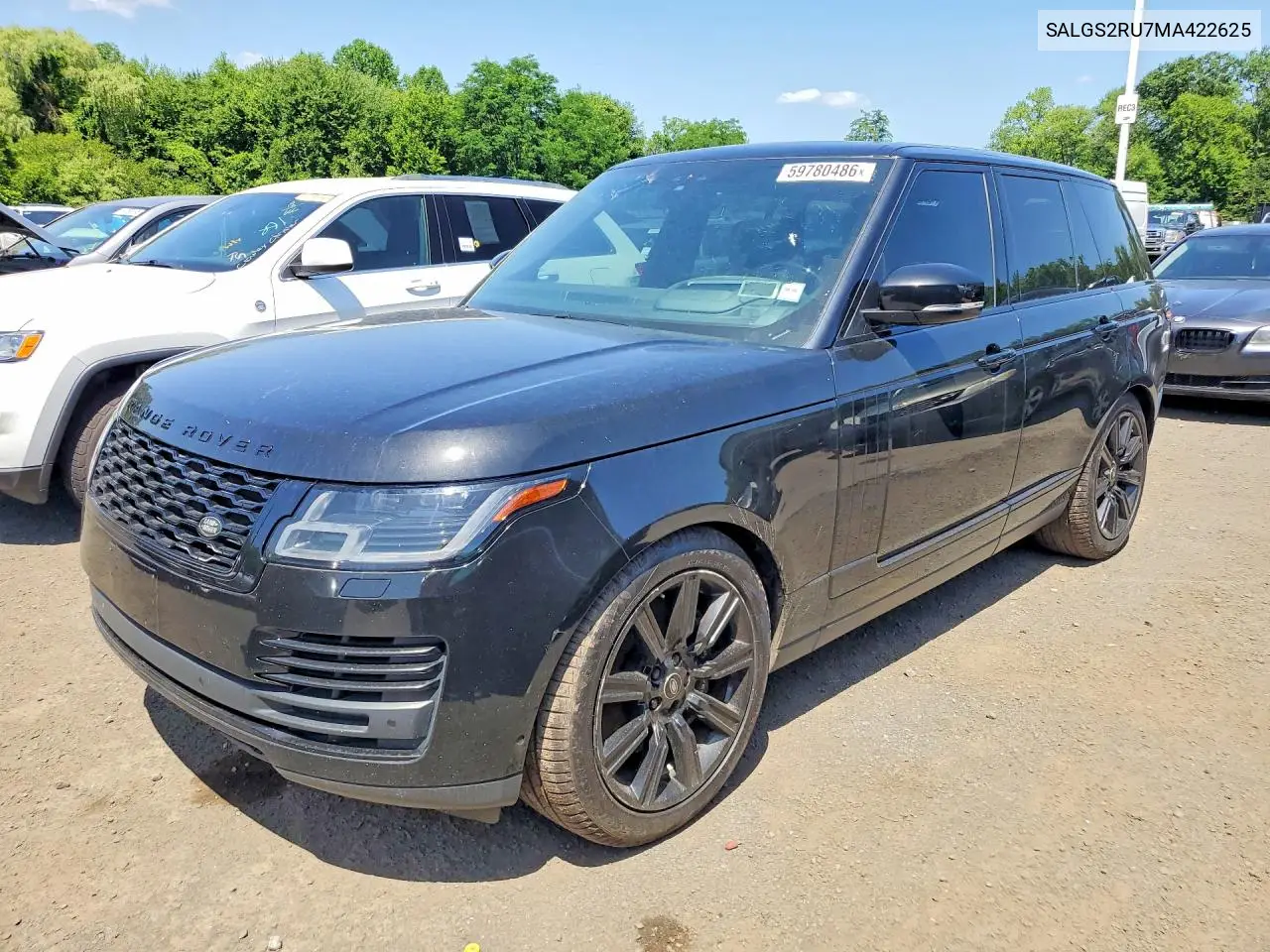 2021 Land Rover Range Rover Hse Westminster Edition VIN: SALGS2RU7MA422625 Lot: 59780486