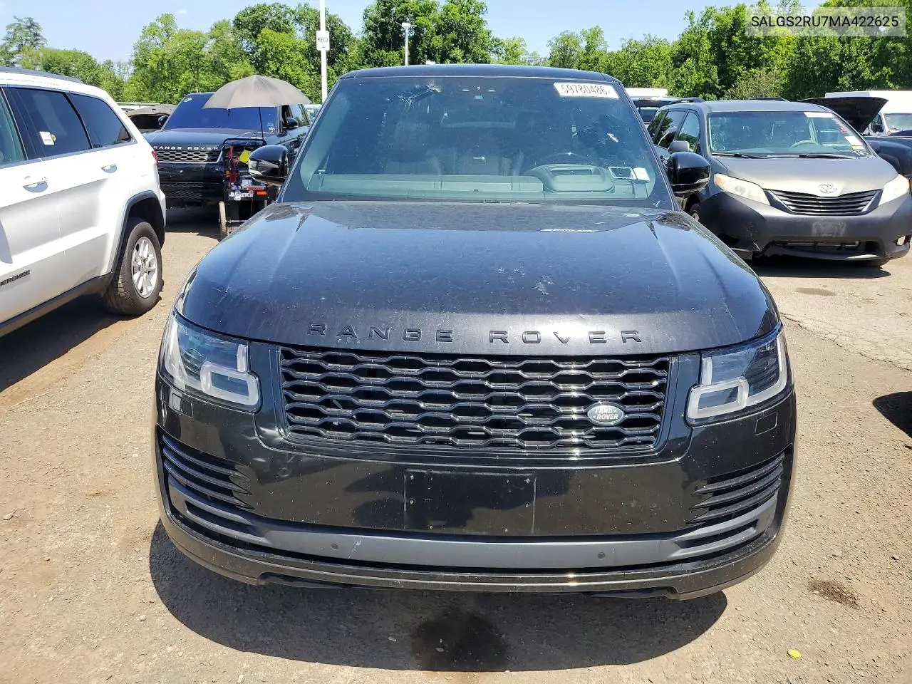 2021 Land Rover Range Rover Hse Westminster Edition VIN: SALGS2RU7MA422625 Lot: 59780486
