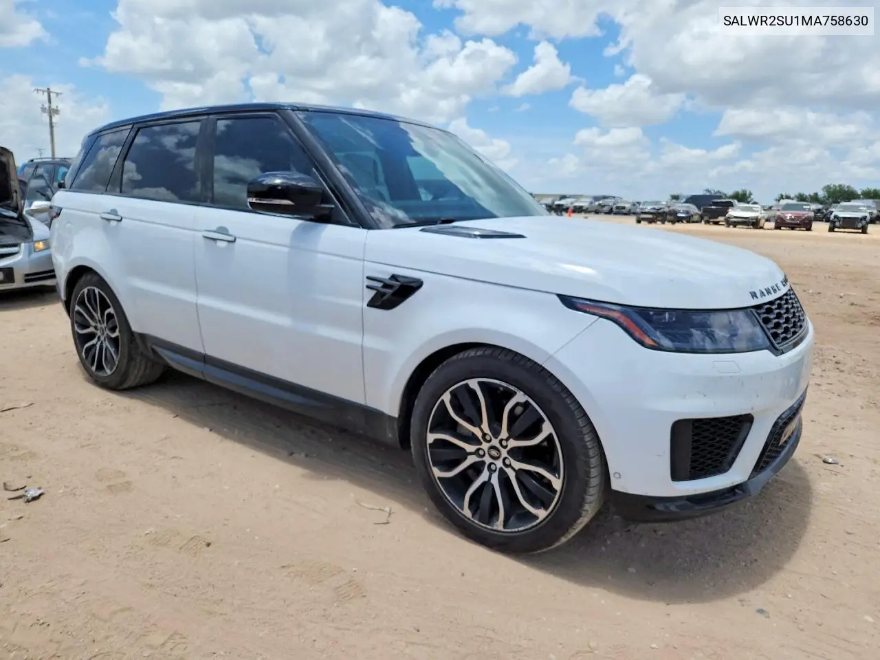 2021 Land Rover Range Rover Sport Hse Silver Edition VIN: SALWR2SU1MA758630 Lot: 59865136