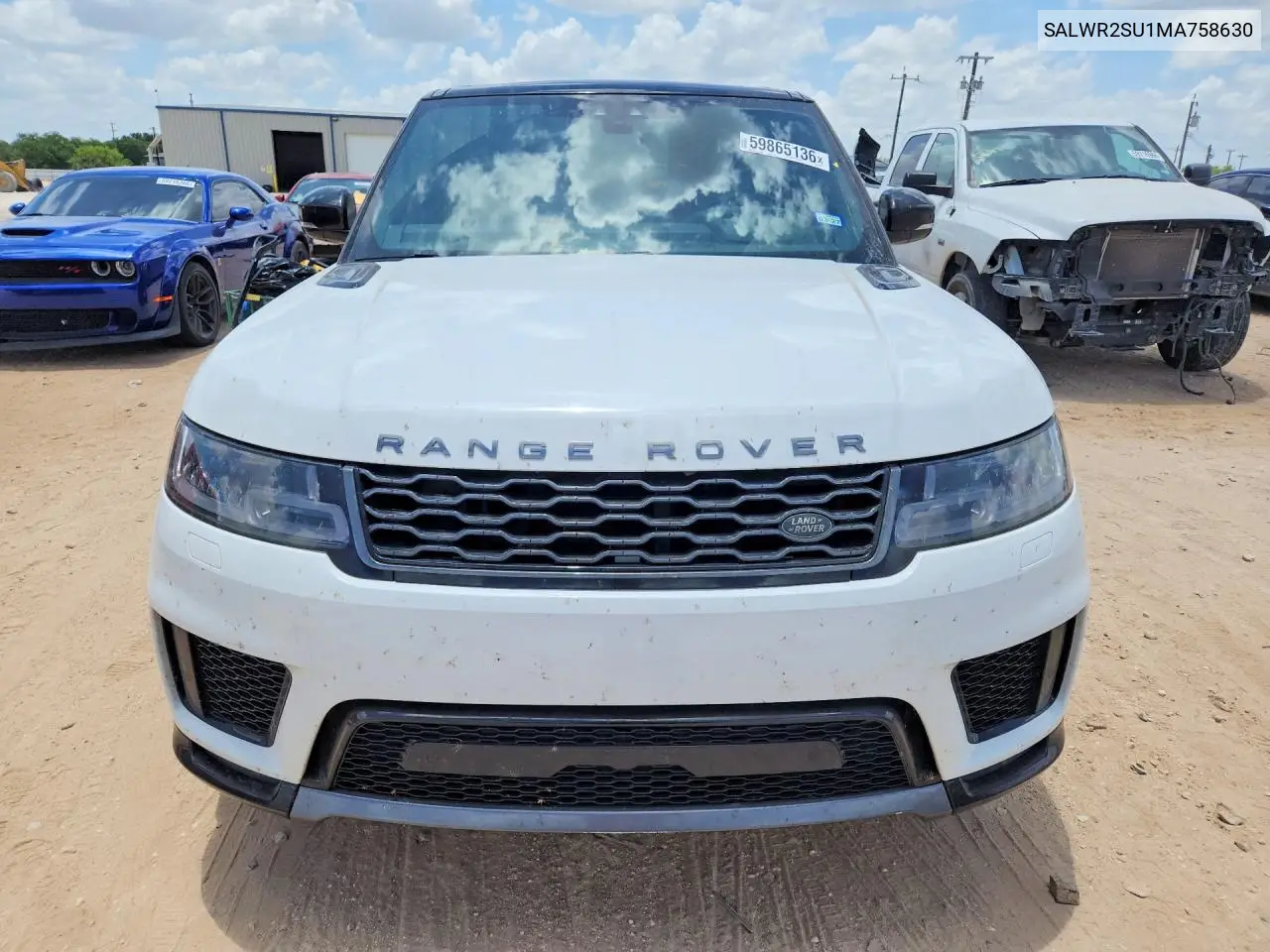 2021 Land Rover Range Rover Sport Hse Silver Edition VIN: SALWR2SU1MA758630 Lot: 59865136