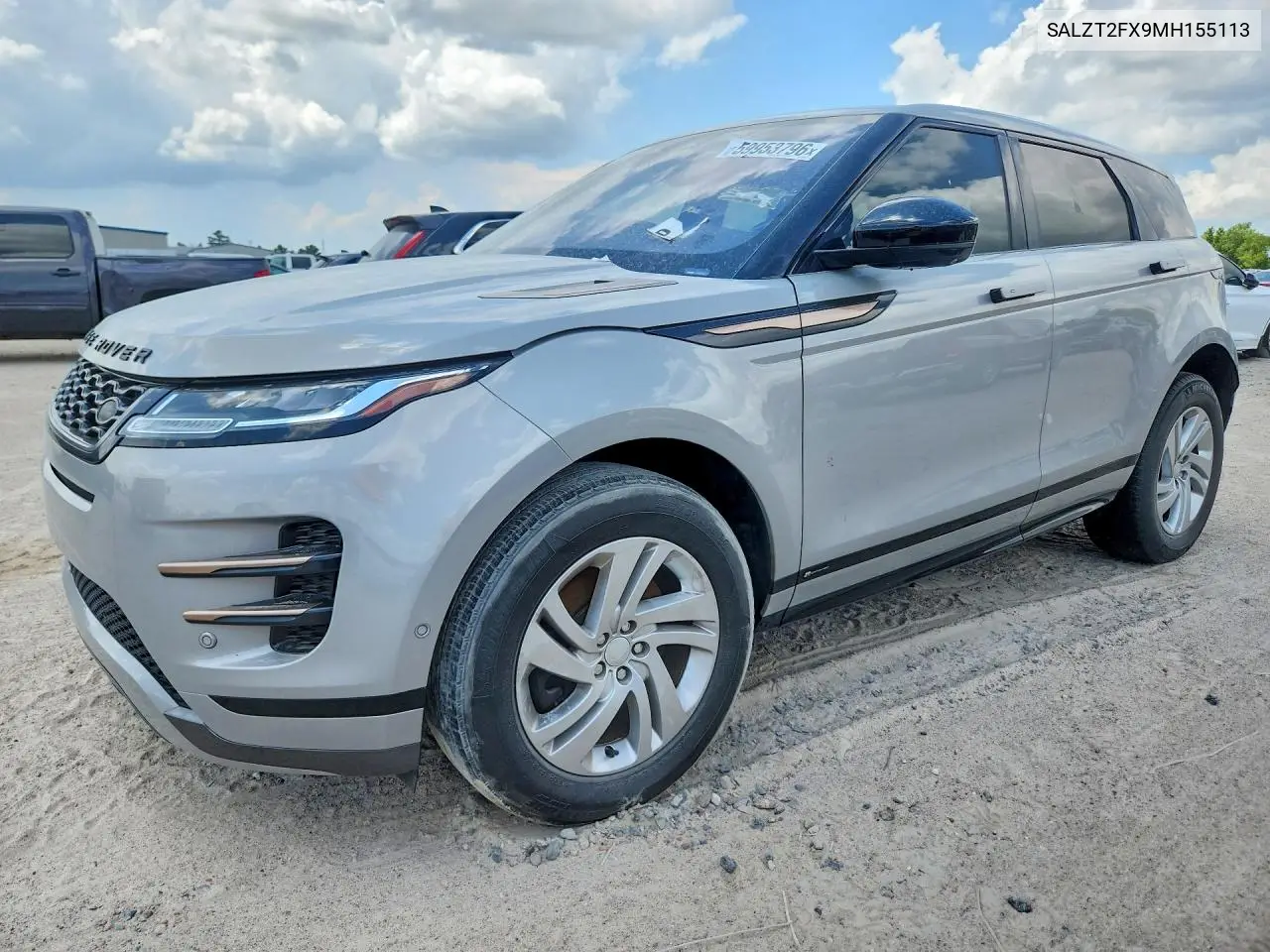 2021 Land Rover Range Rover Evoque R-Dynamic S VIN: SALZT2FX9MH155113 Lot: 59953796