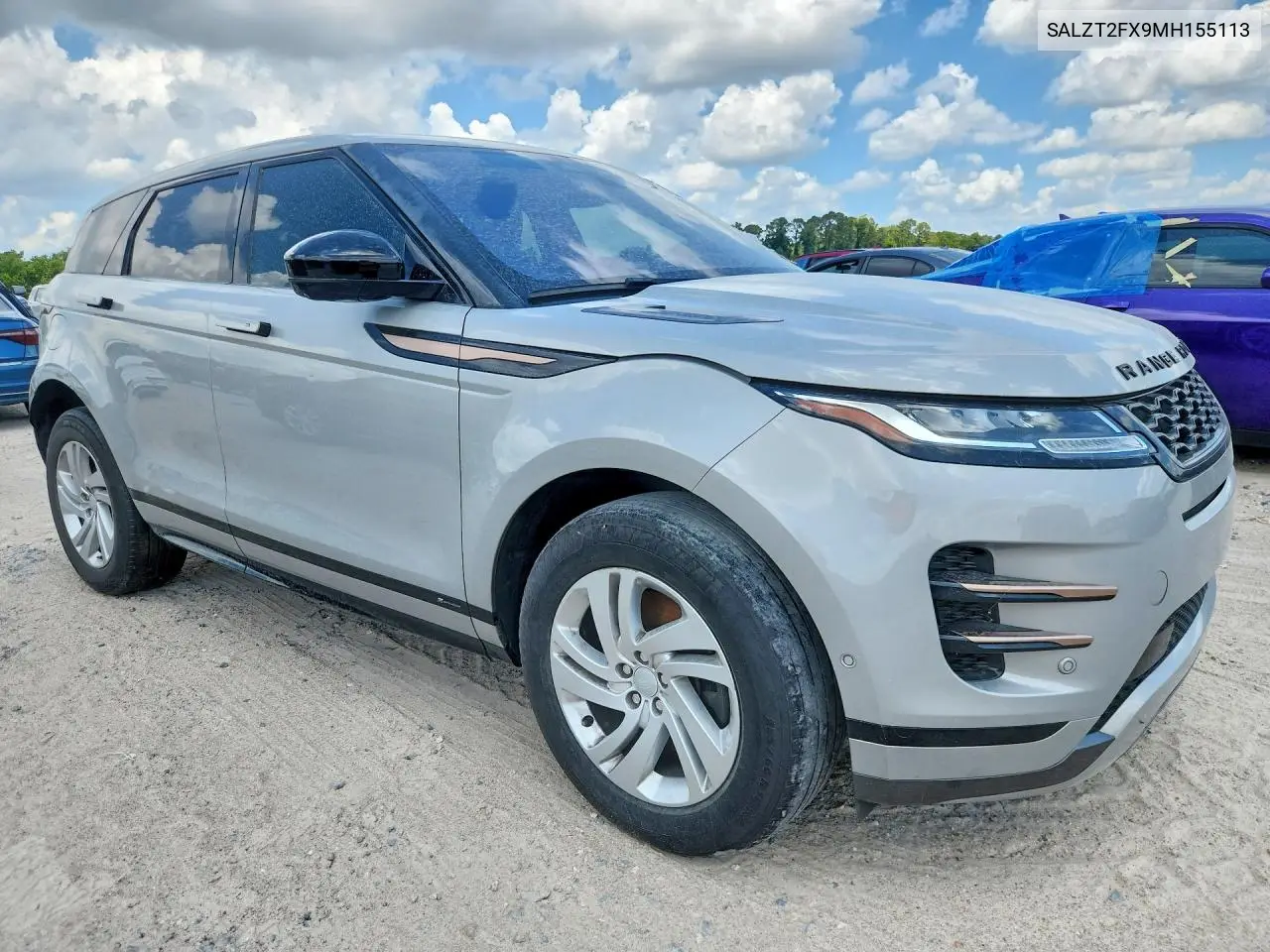 2021 Land Rover Range Rover Evoque R-Dynamic S VIN: SALZT2FX9MH155113 Lot: 59953796