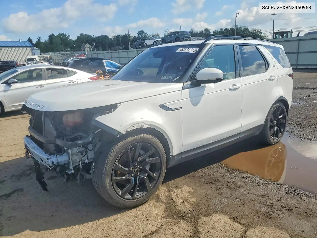 2022 Land Rover Discovery S VIN: SALRJ2EX8N2460968 Lot: 53351646