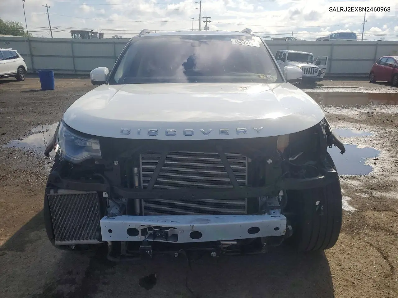 2022 Land Rover Discovery S VIN: SALRJ2EX8N2460968 Lot: 53351646