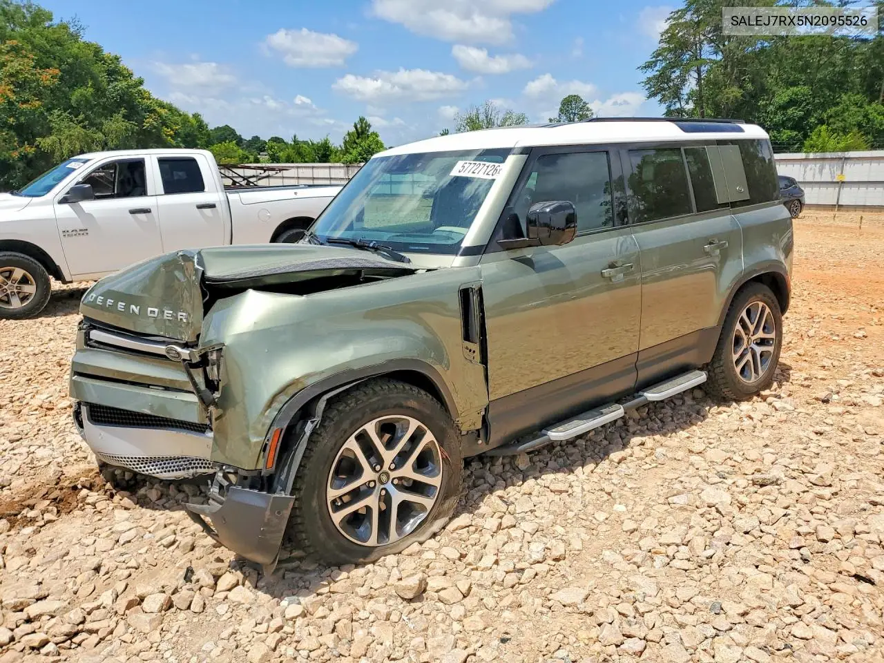 2022 Land Rover Defender 110 S VIN: SALEJ7RX5N2095526 Lot: 57727126
