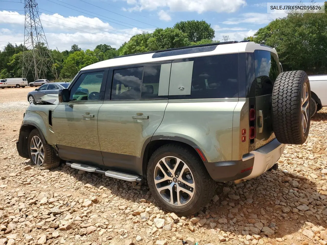 2022 Land Rover Defender 110 S VIN: SALEJ7RX5N2095526 Lot: 57727126