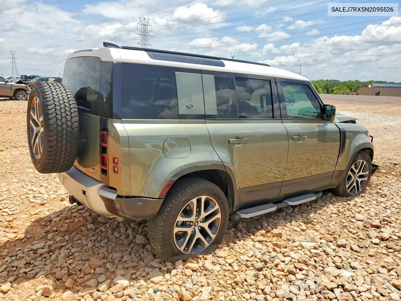 2022 Land Rover Defender 110 S VIN: SALEJ7RX5N2095526 Lot: 57727126