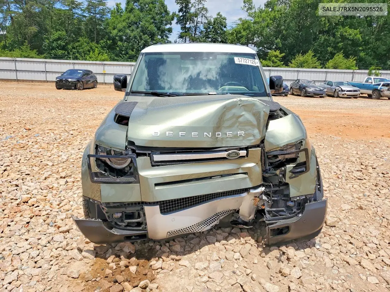 2022 Land Rover Defender 110 S VIN: SALEJ7RX5N2095526 Lot: 57727126
