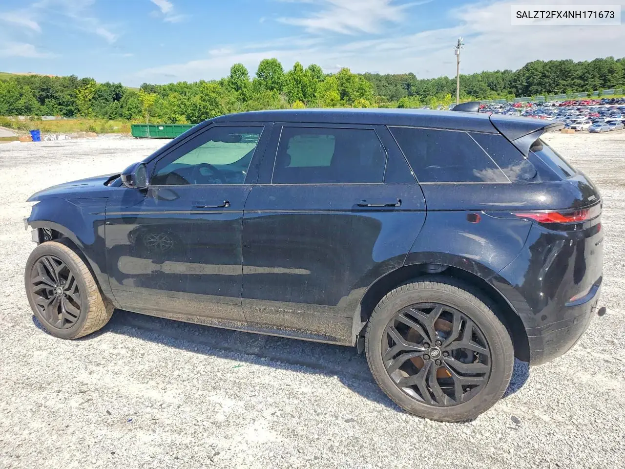 2022 Land Rover Range Rover Evoque R-Dynamic S VIN: SALZT2FX4NH171673 Lot: 57838416