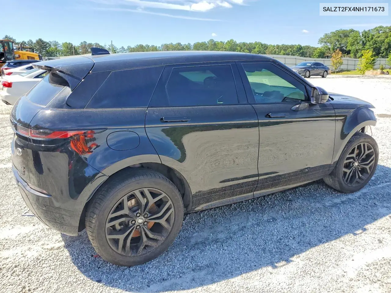 2022 Land Rover Range Rover Evoque R-Dynamic S VIN: SALZT2FX4NH171673 Lot: 57838416