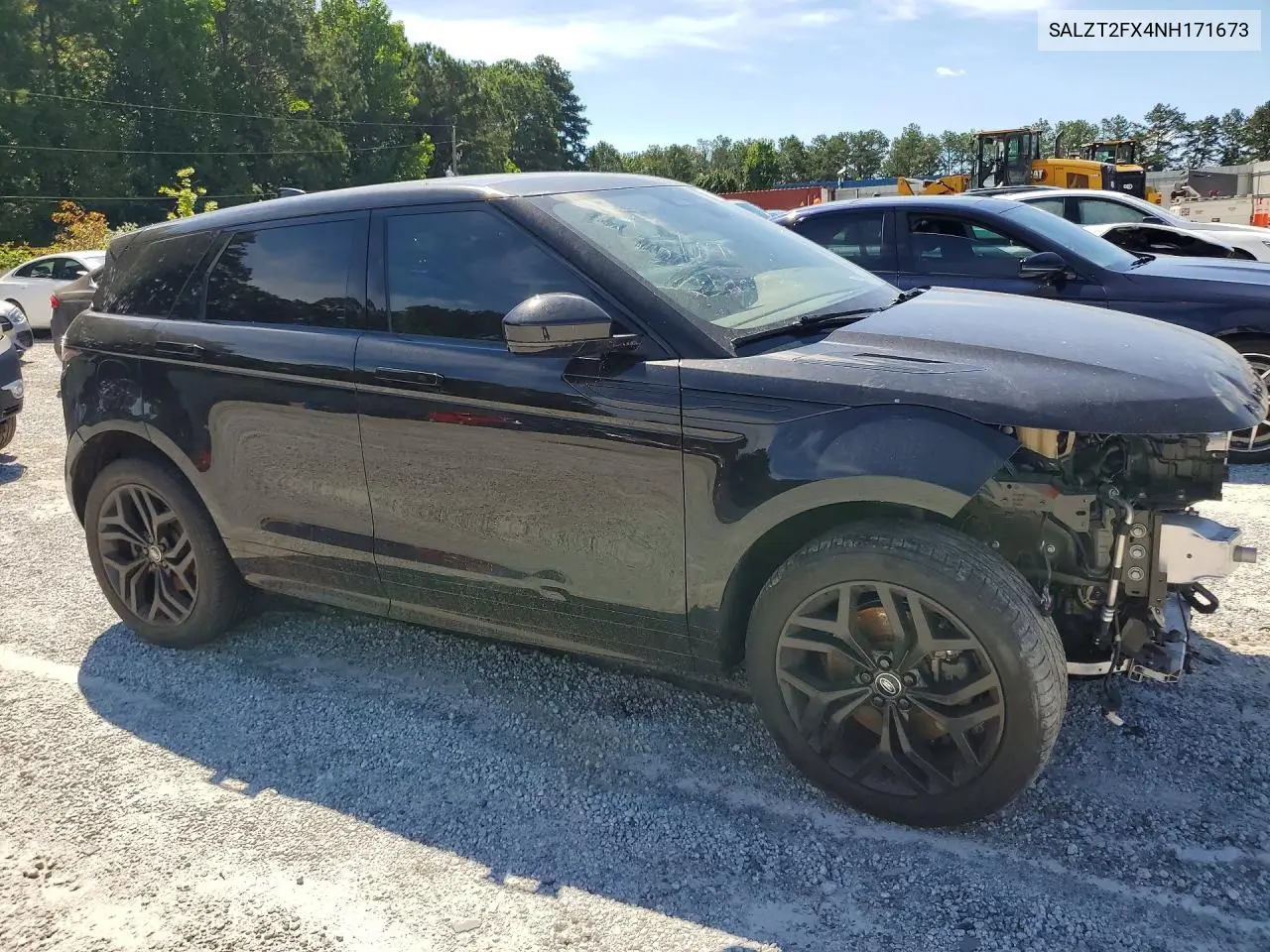 2022 Land Rover Range Rover Evoque R-Dynamic S VIN: SALZT2FX4NH171673 Lot: 57838416