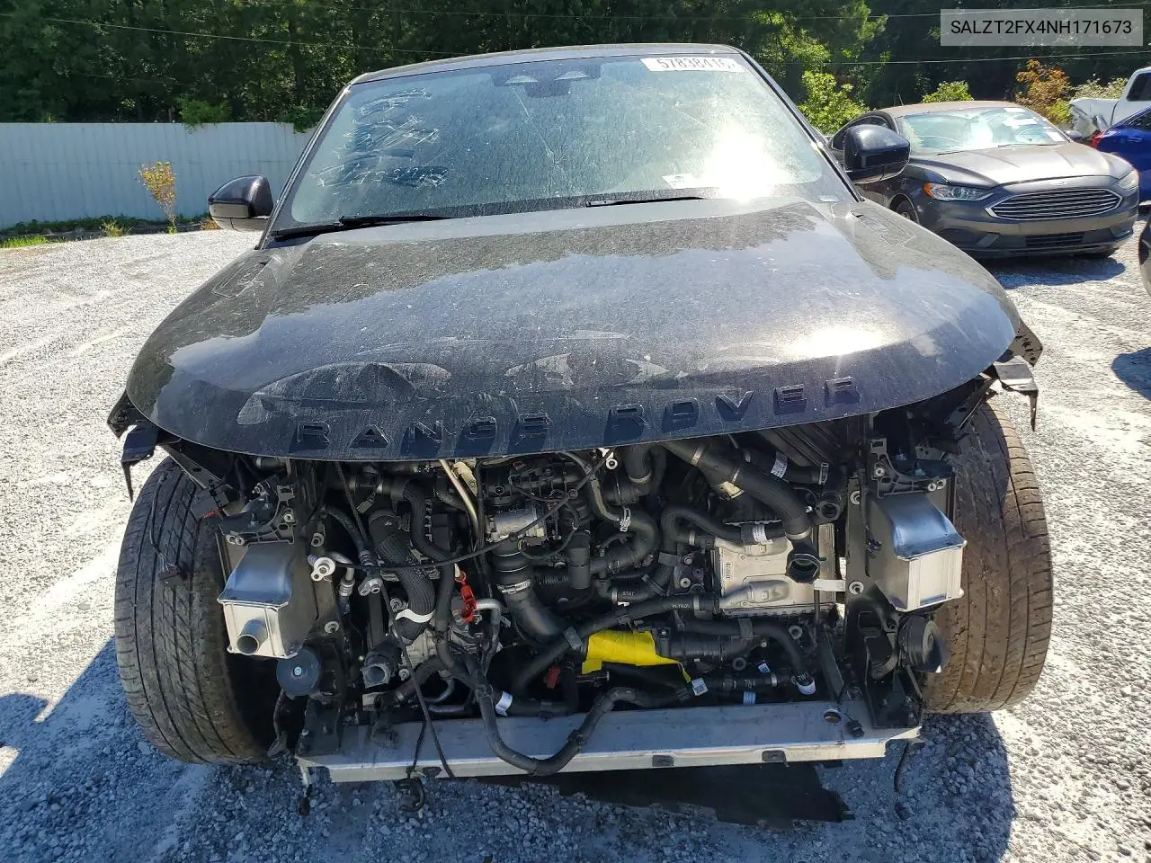 2022 Land Rover Range Rover Evoque R-Dynamic S VIN: SALZT2FX4NH171673 Lot: 57838416