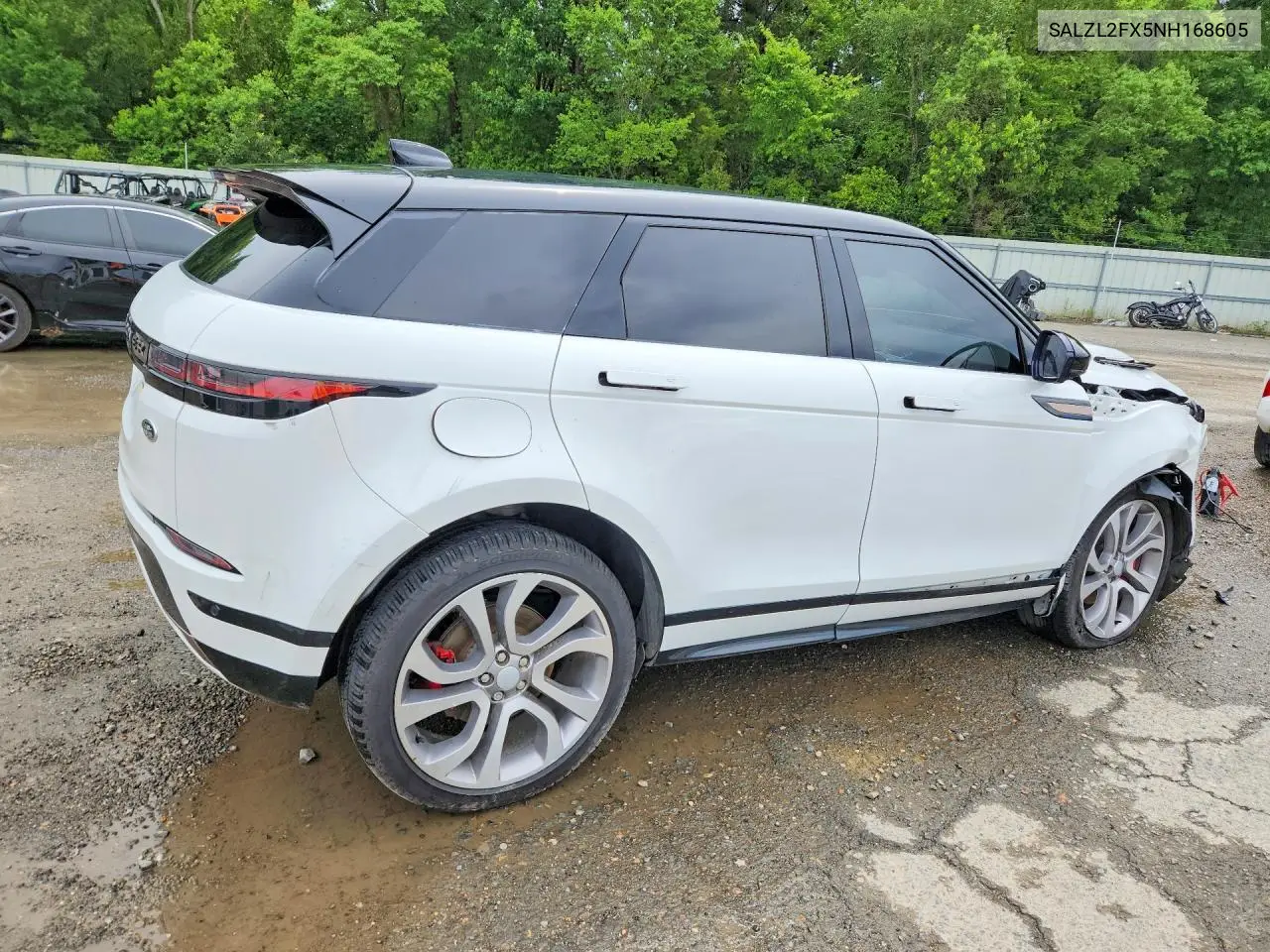 2022 Land Rover Range Rover Evoque R-Dynamic Se VIN: SALZL2FX5NH168605 Lot: 58414406