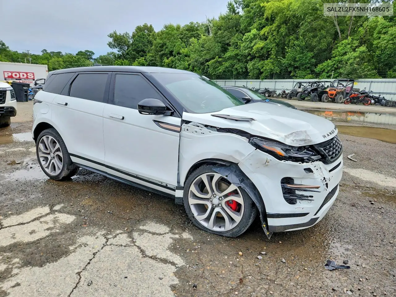 2022 Land Rover Range Rover Evoque R-Dynamic Se VIN: SALZL2FX5NH168605 Lot: 58414406