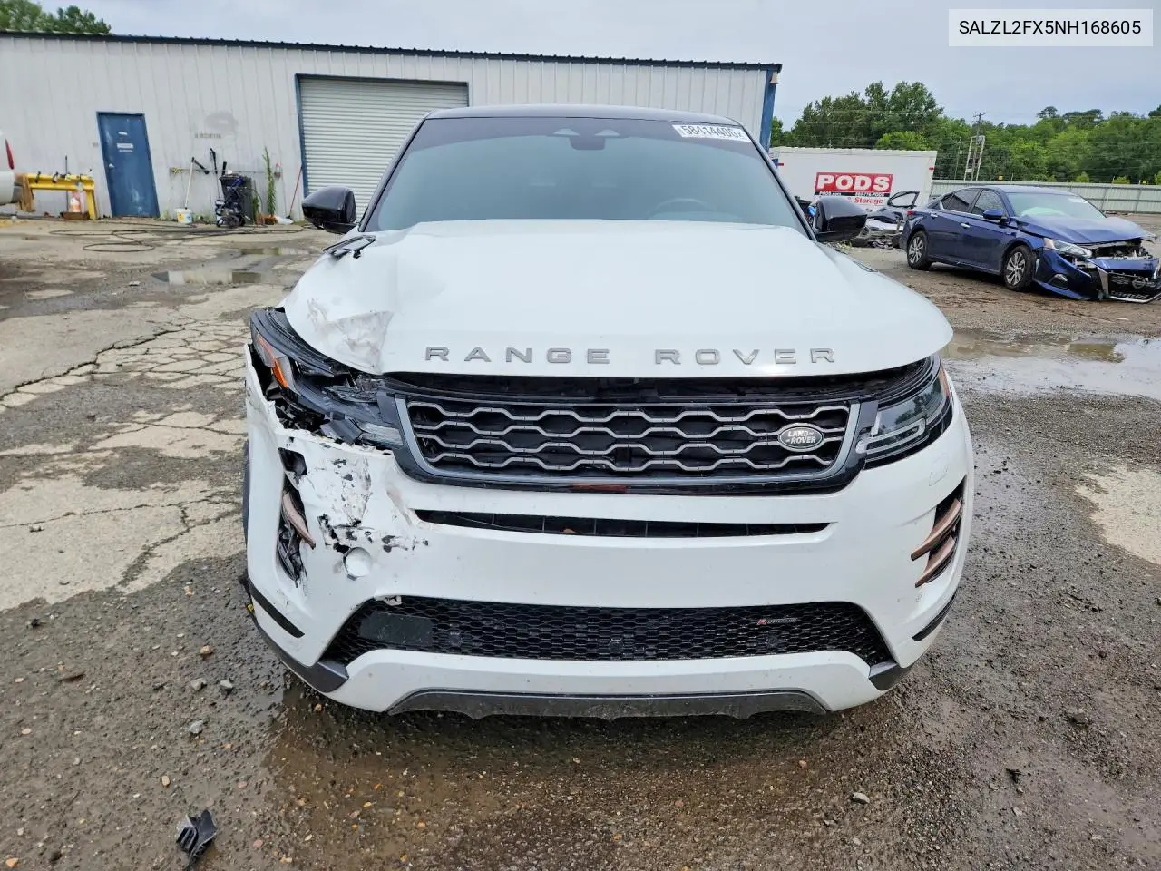 2022 Land Rover Range Rover Evoque R-Dynamic Se VIN: SALZL2FX5NH168605 Lot: 58414406