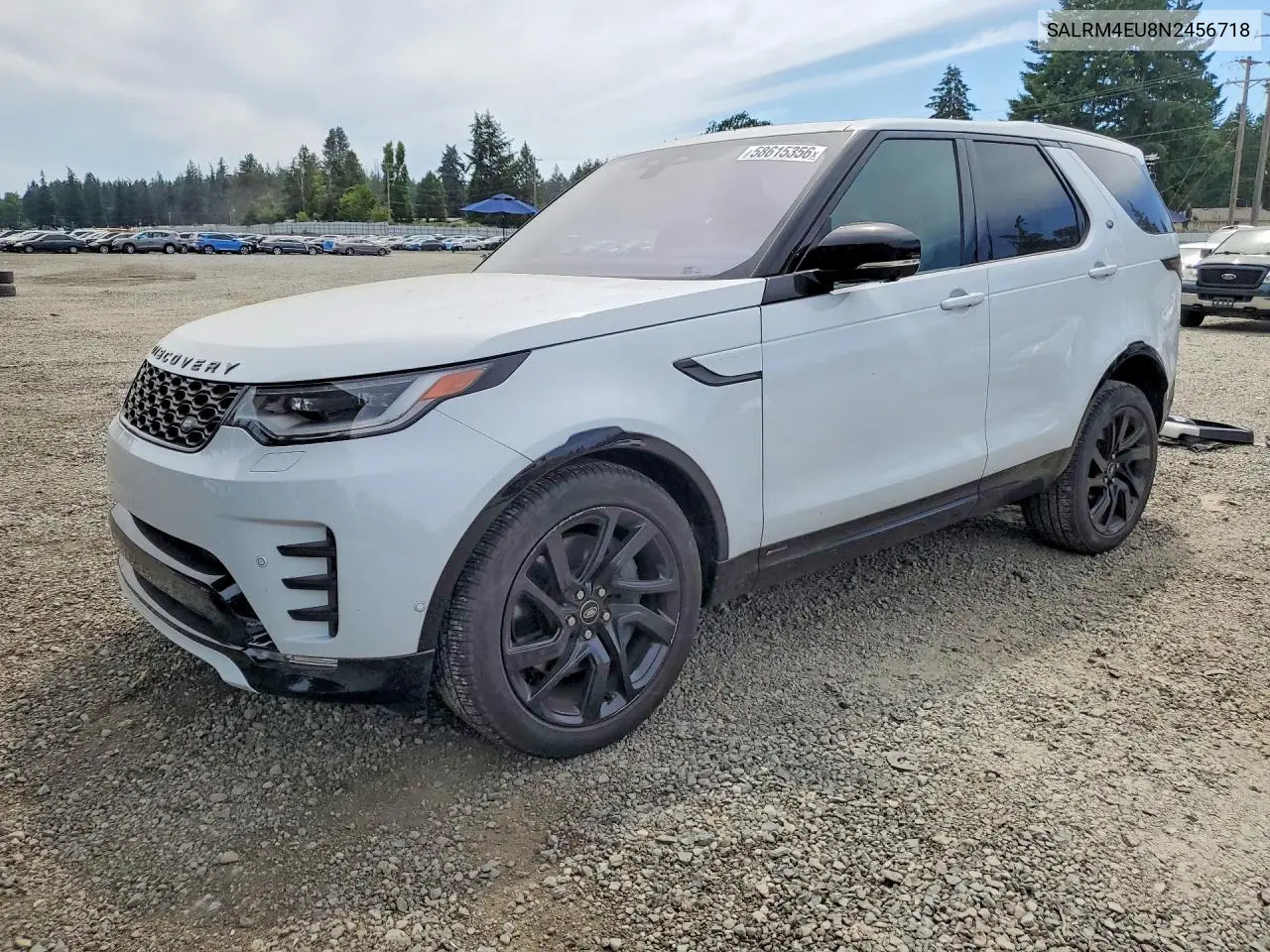 2022 Land Rover Discovery Hse R-Dynamic VIN: SALRM4EU8N2456718 Lot: 58615356
