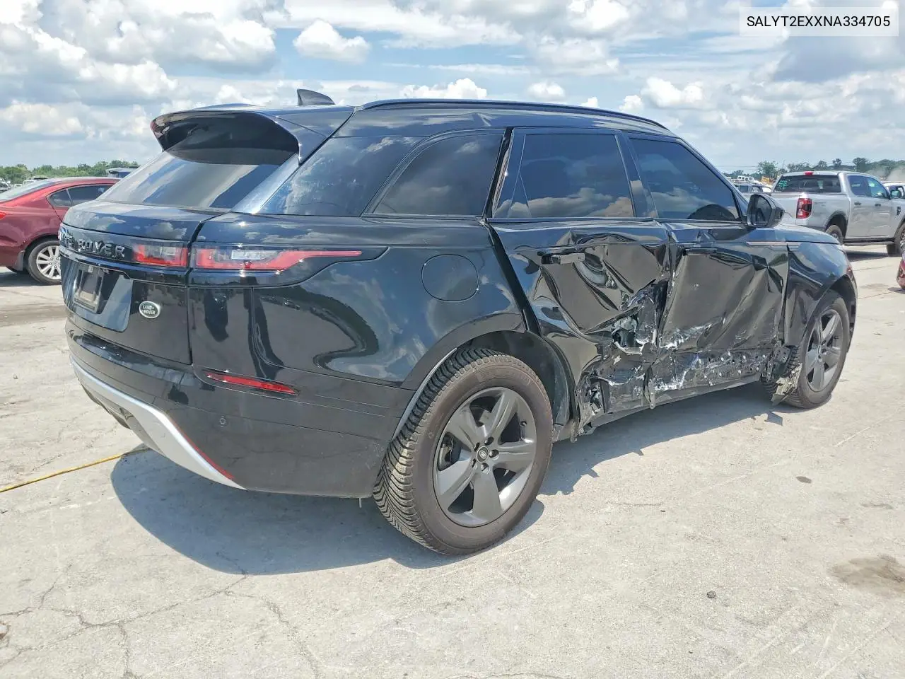 2022 Land Rover Range Rover Velar R-Dynamic S VIN: SALYT2EXXNA334705 Lot: 60058796