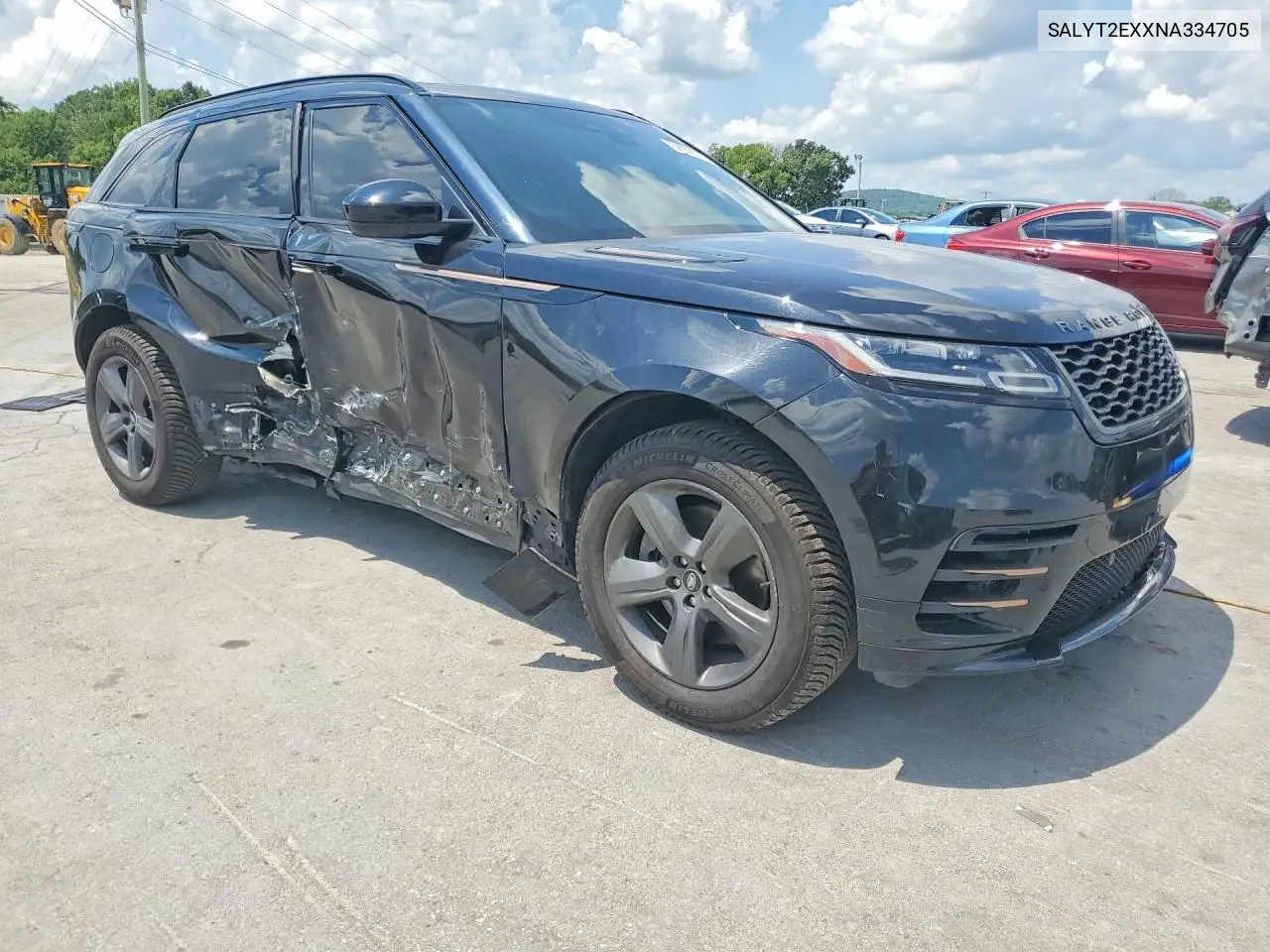 2022 Land Rover Range Rover Velar R-Dynamic S VIN: SALYT2EXXNA334705 Lot: 60058796