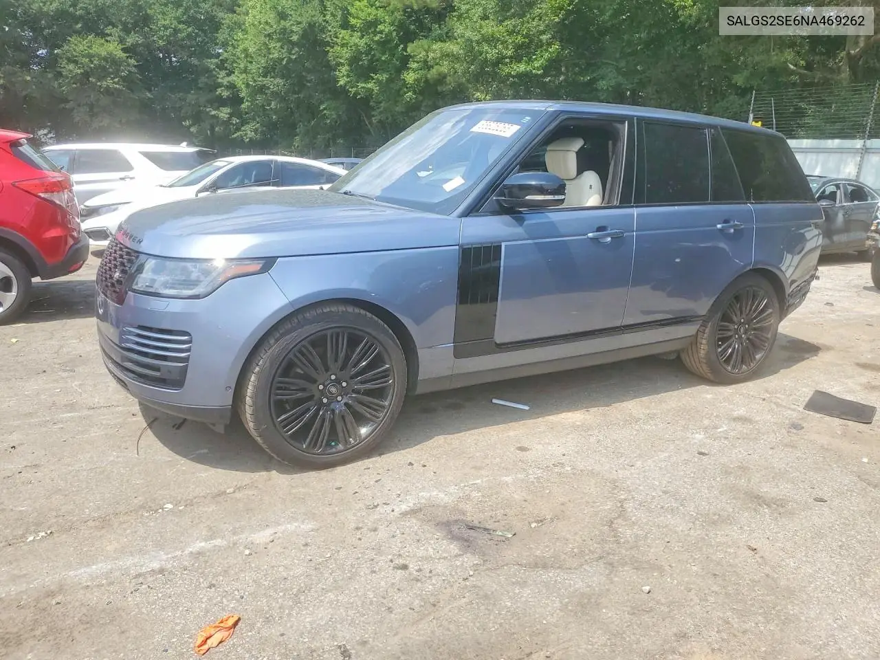 2022 Land Rover Range Rover Westminster Edition VIN: SALGS2SE6NA469262 Lot: 85625265
