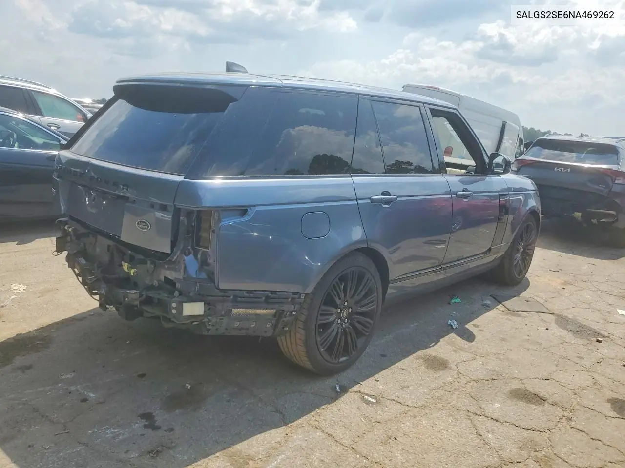 2022 Land Rover Range Rover Westminster Edition VIN: SALGS2SE6NA469262 Lot: 85625265