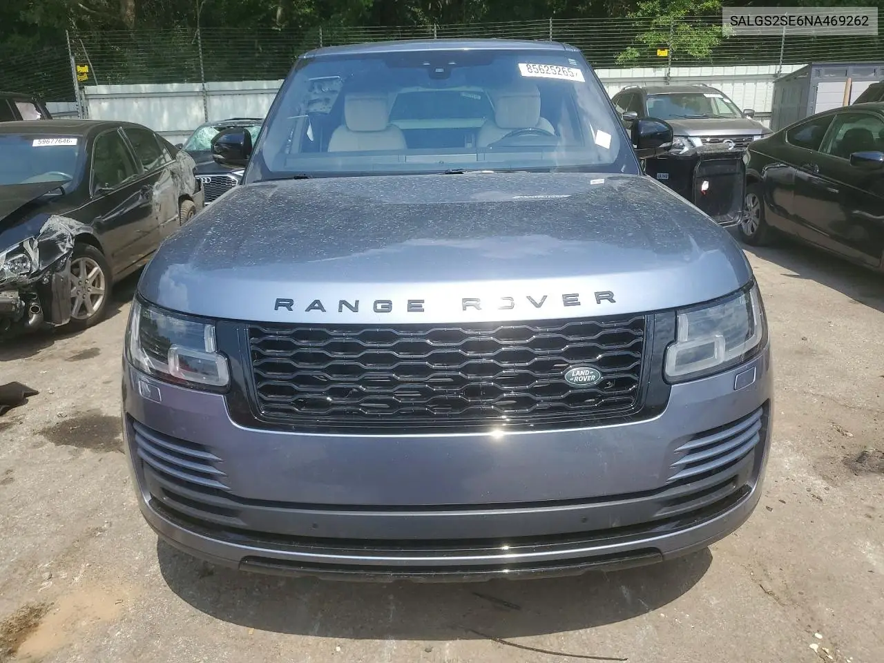 2022 Land Rover Range Rover Westminster Edition VIN: SALGS2SE6NA469262 Lot: 85625265