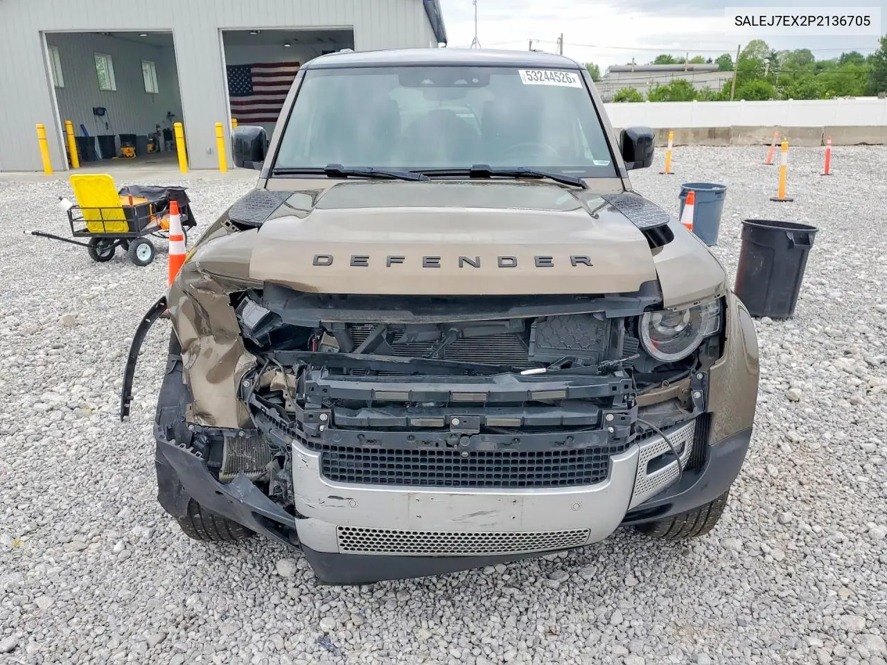 2023 Land Rover Defender 110 S VIN: SALEJ7EX2P2136705 Lot: 53244526