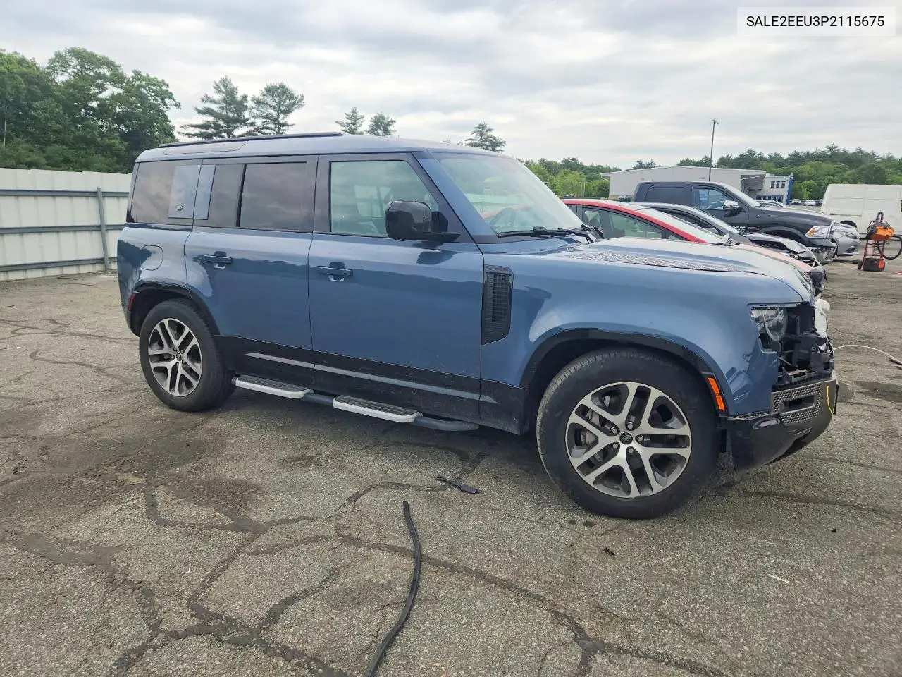 2023 Land Rover Defender 110 X-Dynamic Se VIN: SALE2EEU3P2115675 Lot: 56658226