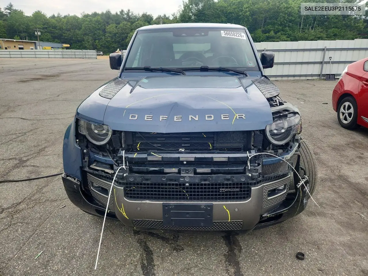 2023 Land Rover Defender 110 X-Dynamic Se VIN: SALE2EEU3P2115675 Lot: 56658226
