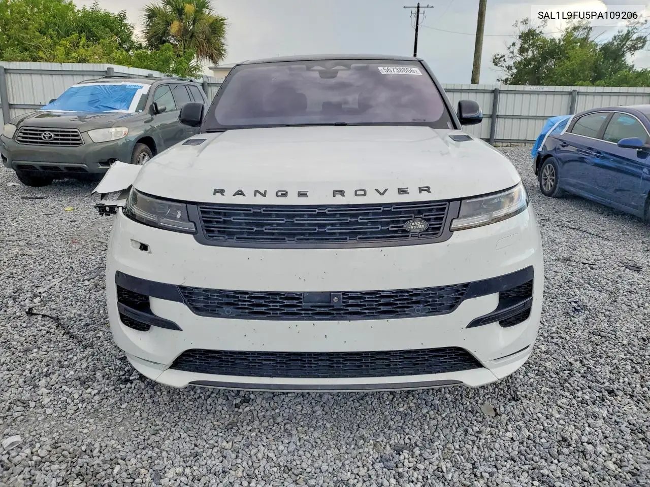 2023 Land Rover Range Rover Sport Dynamic Se VIN: SAL1L9FU5PA109206 Lot: 56738866