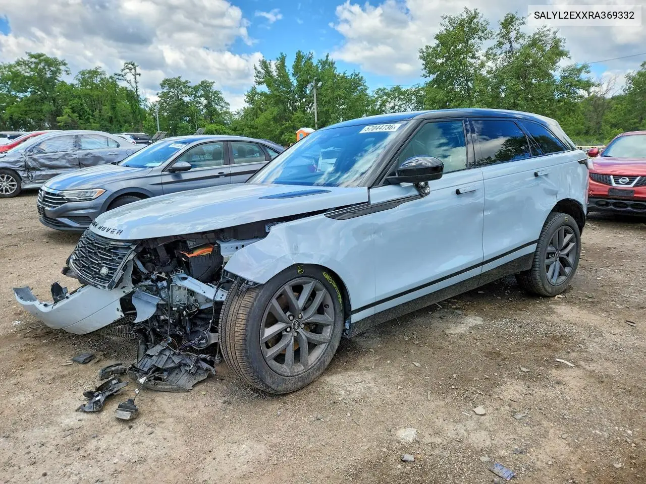 2024 Land Rover Range Rover Velar Dynamic Se VIN: SALYL2EXXRA369332 Lot: 57044736
