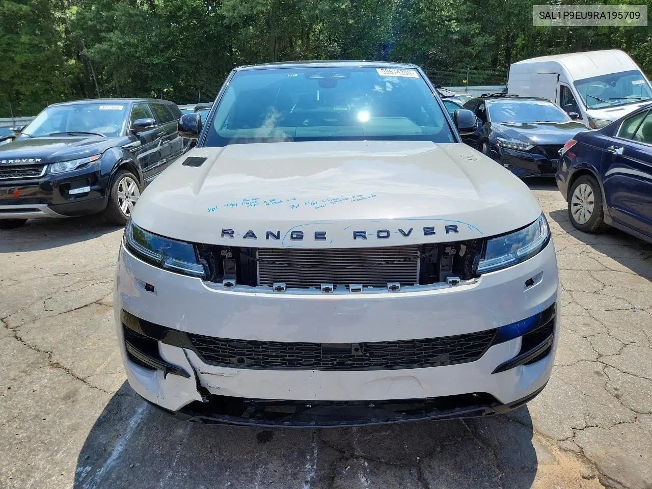 2024 Land Rover Range Rover Sport Se VIN: SAL1P9EU9RA195709 Lot: 59674396