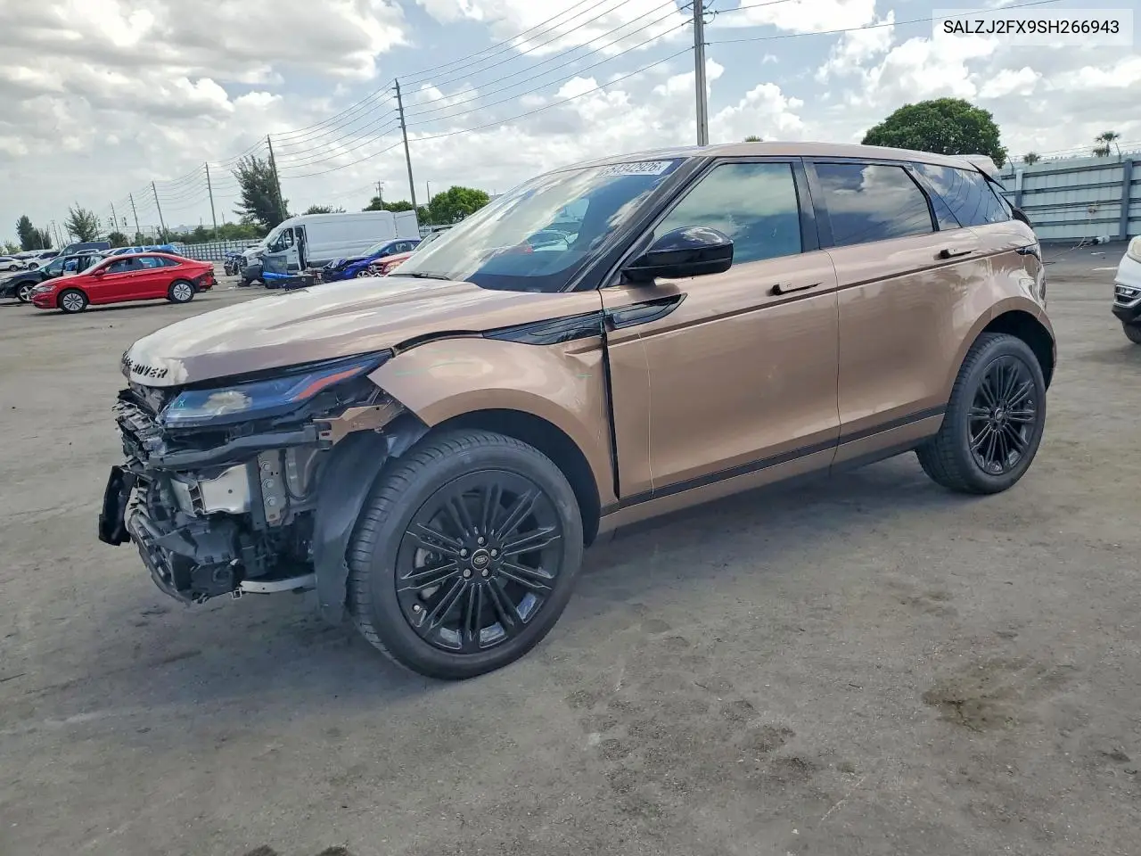 2025 Land Rover Range Rover Evoque S VIN: SALZJ2FX9SH266943 Lot: 54342926