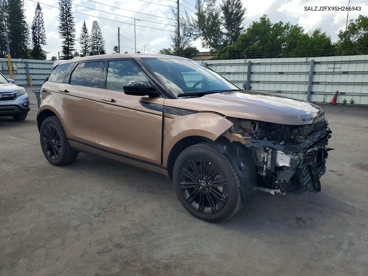 2025 Land Rover Range Rover Evoque S VIN: SALZJ2FX9SH266943 Lot: 54342926