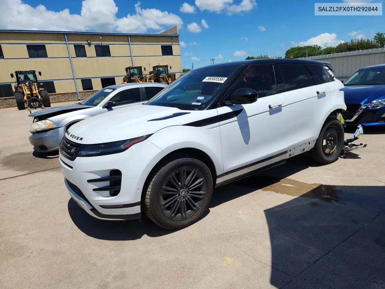 2026 Land Rover Range Rover Evoque Dynamic Se VIN: SALZL2FX0TH292844 Lot: 56588556