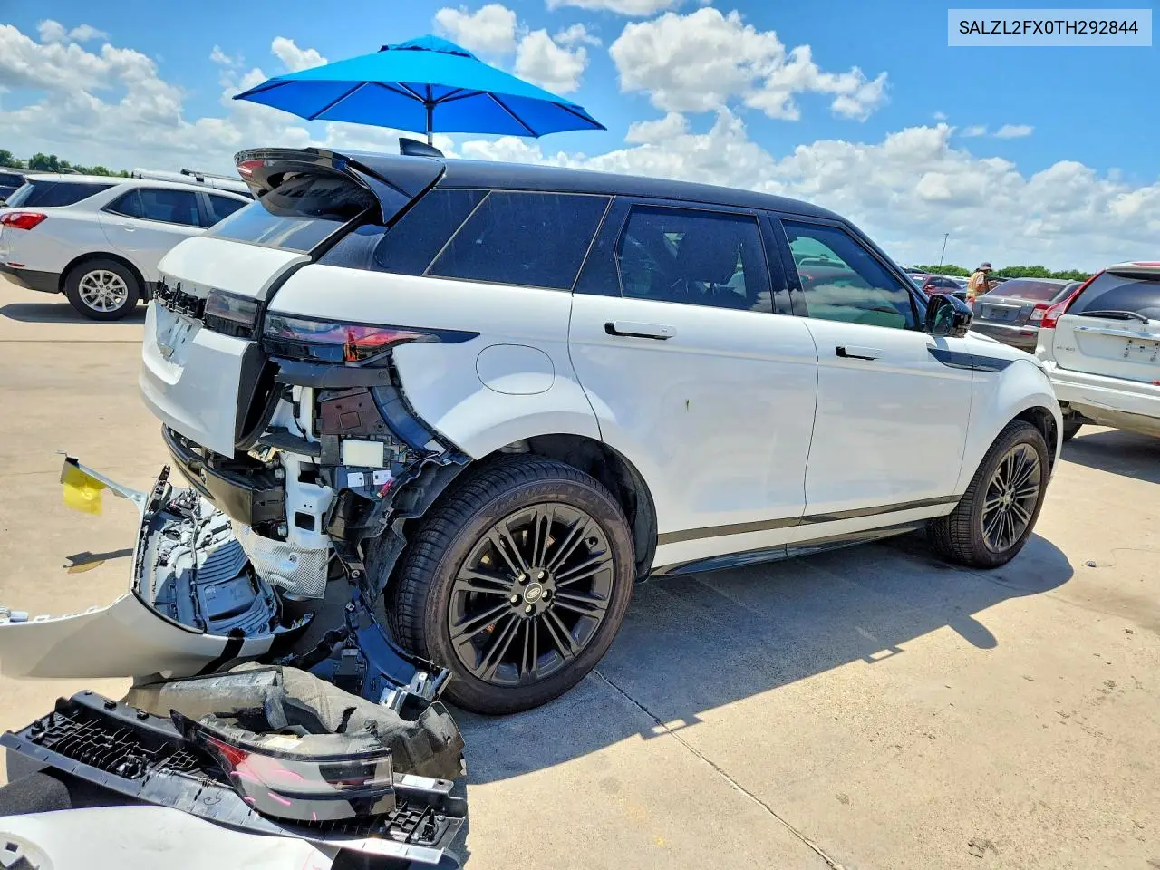 2026 Land Rover Range Rover Evoque Dynamic Se VIN: SALZL2FX0TH292844 Lot: 56588556