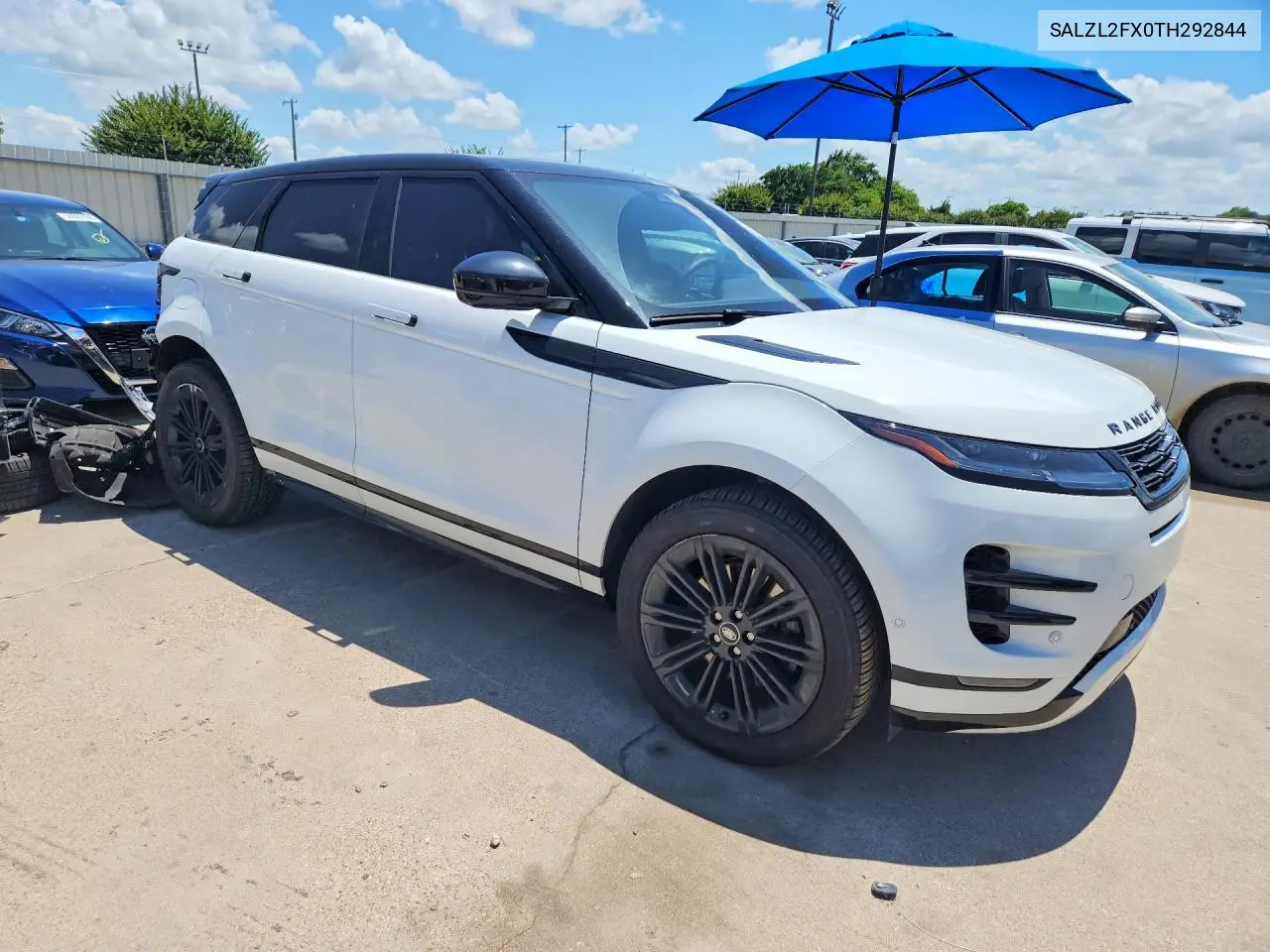 2026 Land Rover Range Rover Evoque Dynamic Se VIN: SALZL2FX0TH292844 Lot: 56588556
