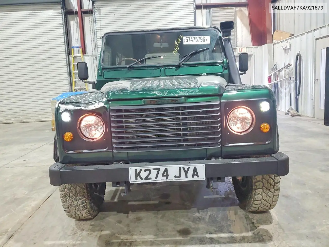 1993 Land Rover Defender 90 X-Dynamic Se VIN: SALLDVAF7KA921679 Lot: 57475796
