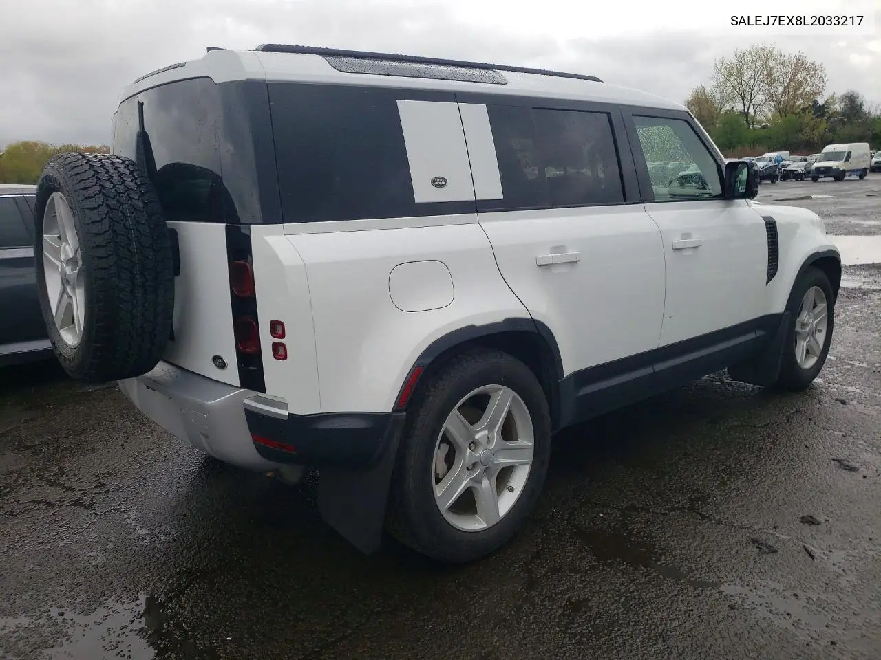 2020 Land Rover Defender 110 S VIN: SALEJ7EX8L2033217 Lot: 51876496