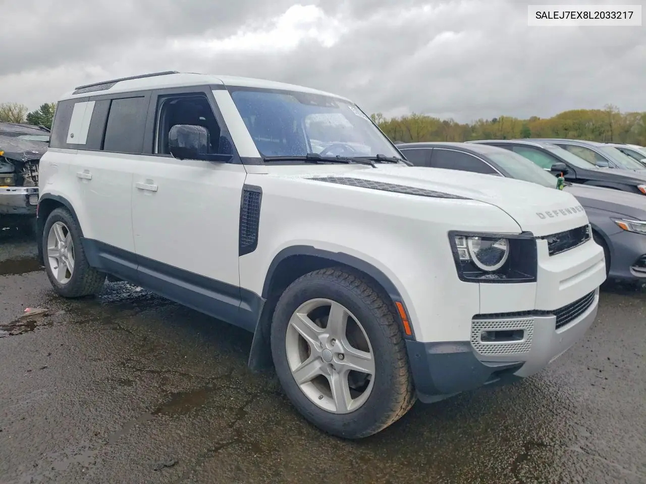 2020 Land Rover Defender 110 S VIN: SALEJ7EX8L2033217 Lot: 51876496
