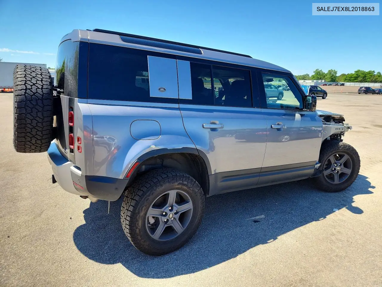 2020 Land Rover Defender 110 S VIN: SALEJ7EX8L2018863 Lot: 58060656