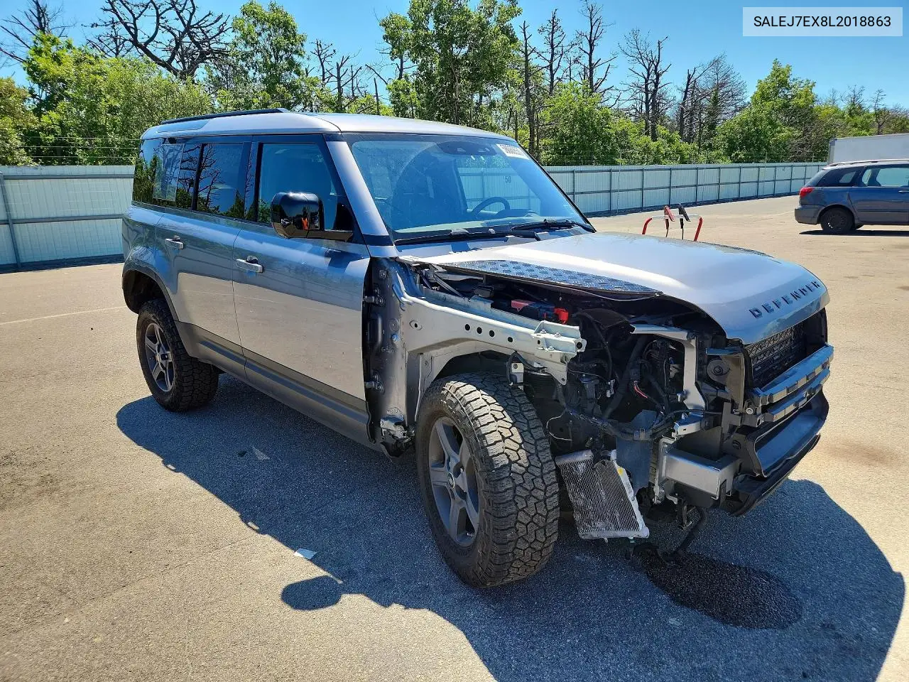 2020 Land Rover Defender 110 S VIN: SALEJ7EX8L2018863 Lot: 58060656