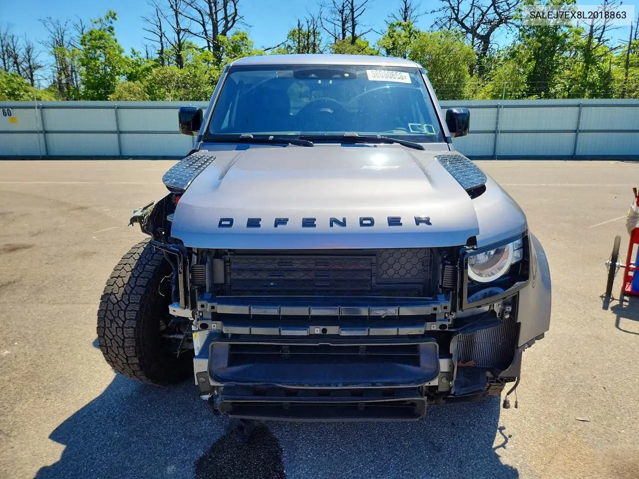 2020 Land Rover Defender 110 S VIN: SALEJ7EX8L2018863 Lot: 58060656