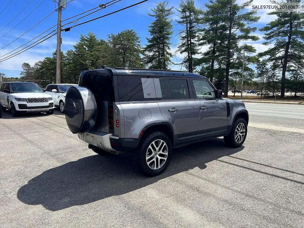 2020 Land Rover Defender 110 Hse VIN: SALE97EU9L2016067 Lot: 60621566